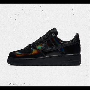 Nike Air Force 1 Black holographic (women’s sz:6)
